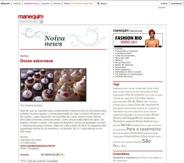 Confeitaria da Luana | Revista Manequim | Confeitaria da Luana