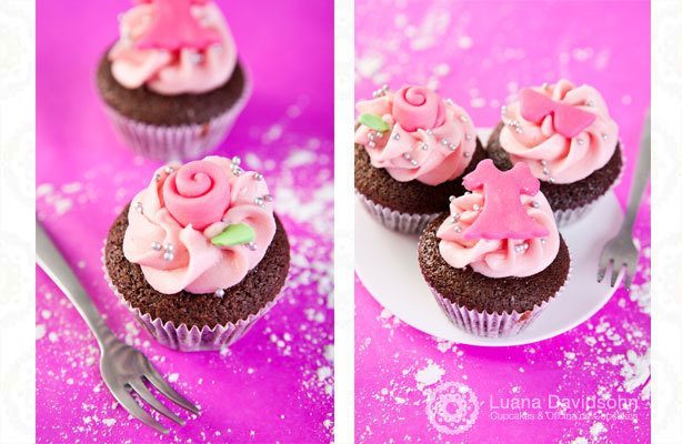 Cupcake Dia da Mulher | Confeitaria da Luana