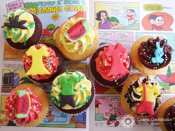 Cupcake Turma da Monica