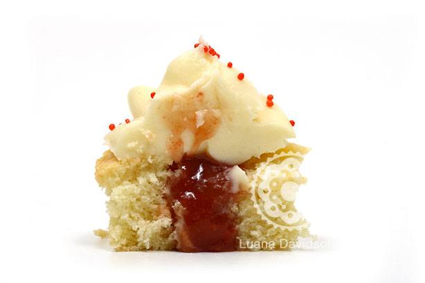 Cupcake Romeu e julieta | Confeitaria da Luana