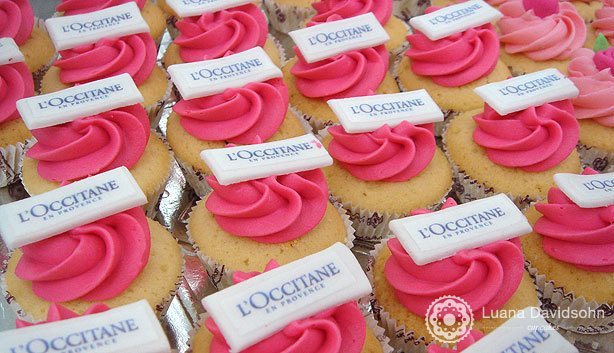 Cupcakes Lançamento de Produtos L´Occitane