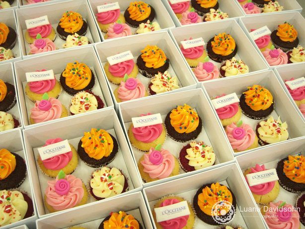 Cupcakes Lançamento de Produtos L´Occitane