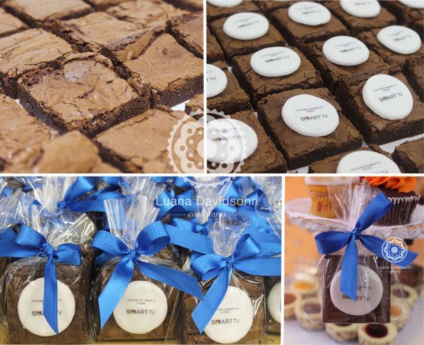 Brownies personalizados para Samsung | Confeitaria da Luana