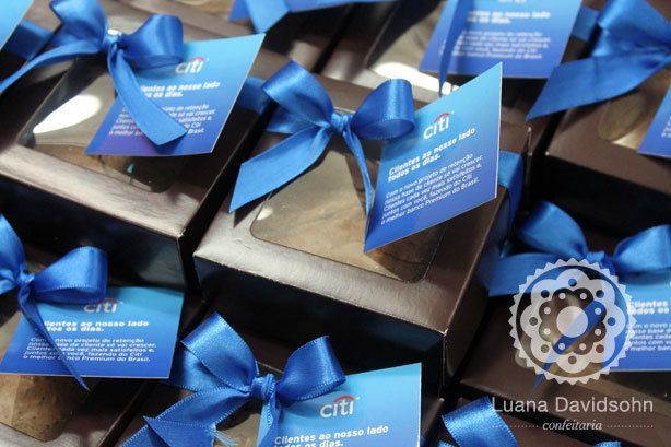Brownies Corporativo Citibank | Confeitaria da Luana