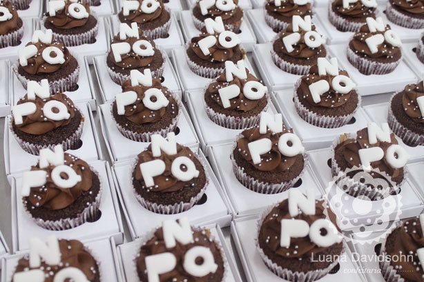 Cupcake Ação Endomarketing Itau | Confeitaria da Luana