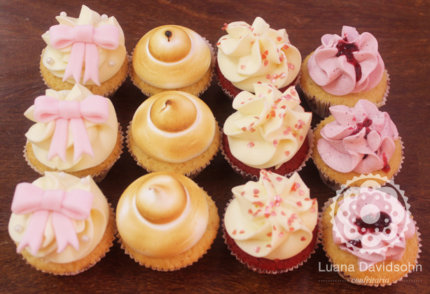 Cupcake Tom Pastel: “cupcakes franceses” | Confeitaria da Luana