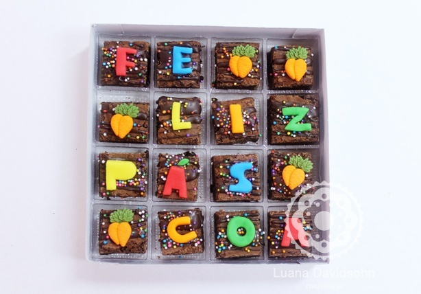 Brownie Feliz Pascoa