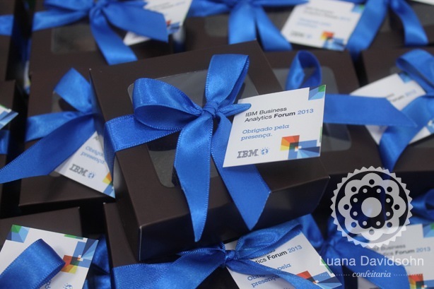 Brownie Corporativo IBM | Confeitaria da Luana