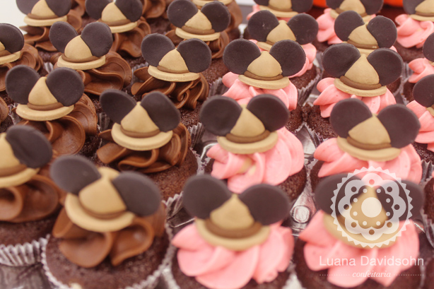 Cupcakes Mickey Safari | Confeitaria da Luana