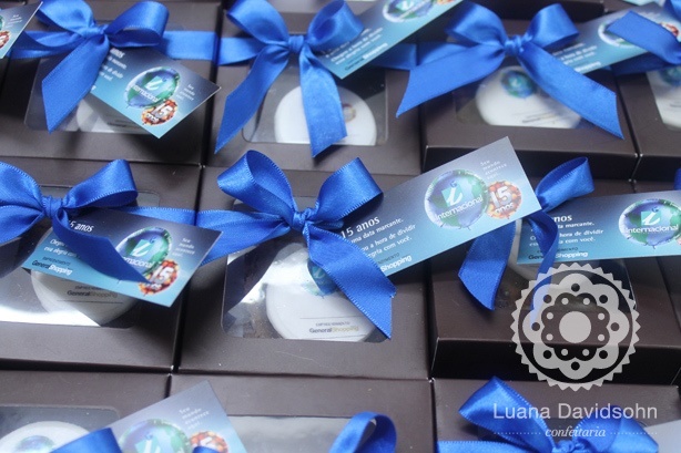 Brownie com Logo General Shopping 15 anos | Confeitaria da Luana