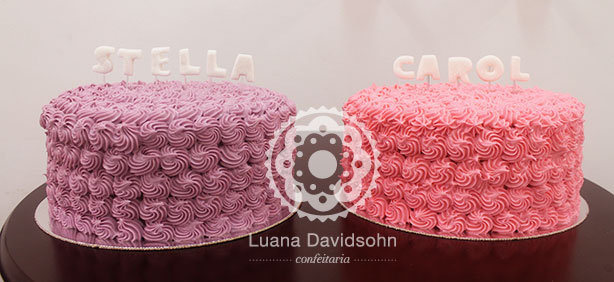 Signature Cake: Stella e Carol | Confeitaria da Luana