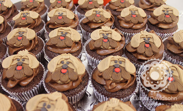 Cachorrinhos em Cupcakes | Confeitaria da Luana