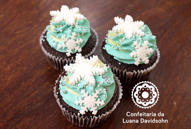 Cupcakes da Frozen | Confeitaria da Luana