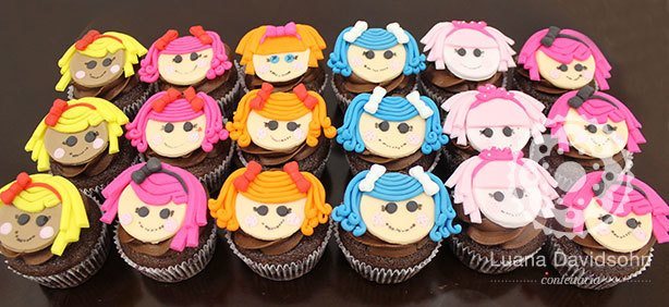 Cupcakes da Lalaloopsy | Confeitaria da Luana