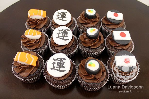 Cupcakes Japão | Confeitaria da Luana