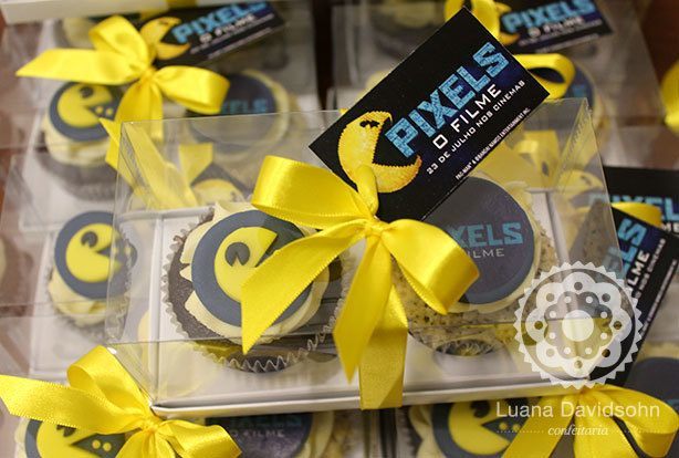 Cupcakes Pacman | Confeitaria da Luana