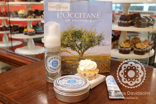 Cupcake Ação Lançamento L´Occitane | Confeitaria da Luana