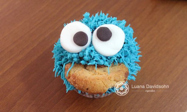 cupcake cookie monster