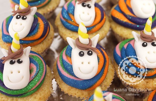 Cupcake Unicórnio