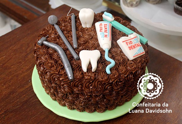 Bolo de Dentista | Confeitaria da Luana