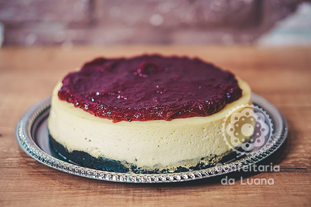 Cheesecake de Frutas Vermelhas | Confeitaria da Luana
