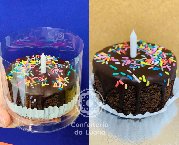 Mini Bolo Corporativo para Aniversário | Confeitaria da Luana