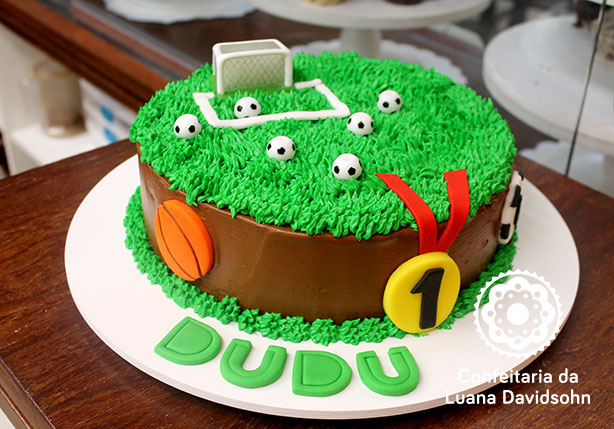 bolo de futebol