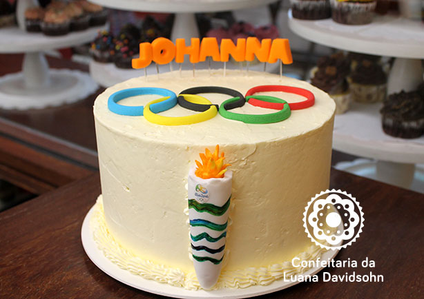 Bolo Olimpíadas | Confeitaria da Luana